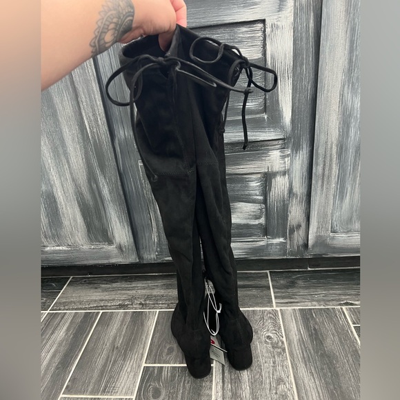 NWT A New Day Black Greta Tall Dress Boots - Picture 5 of 8